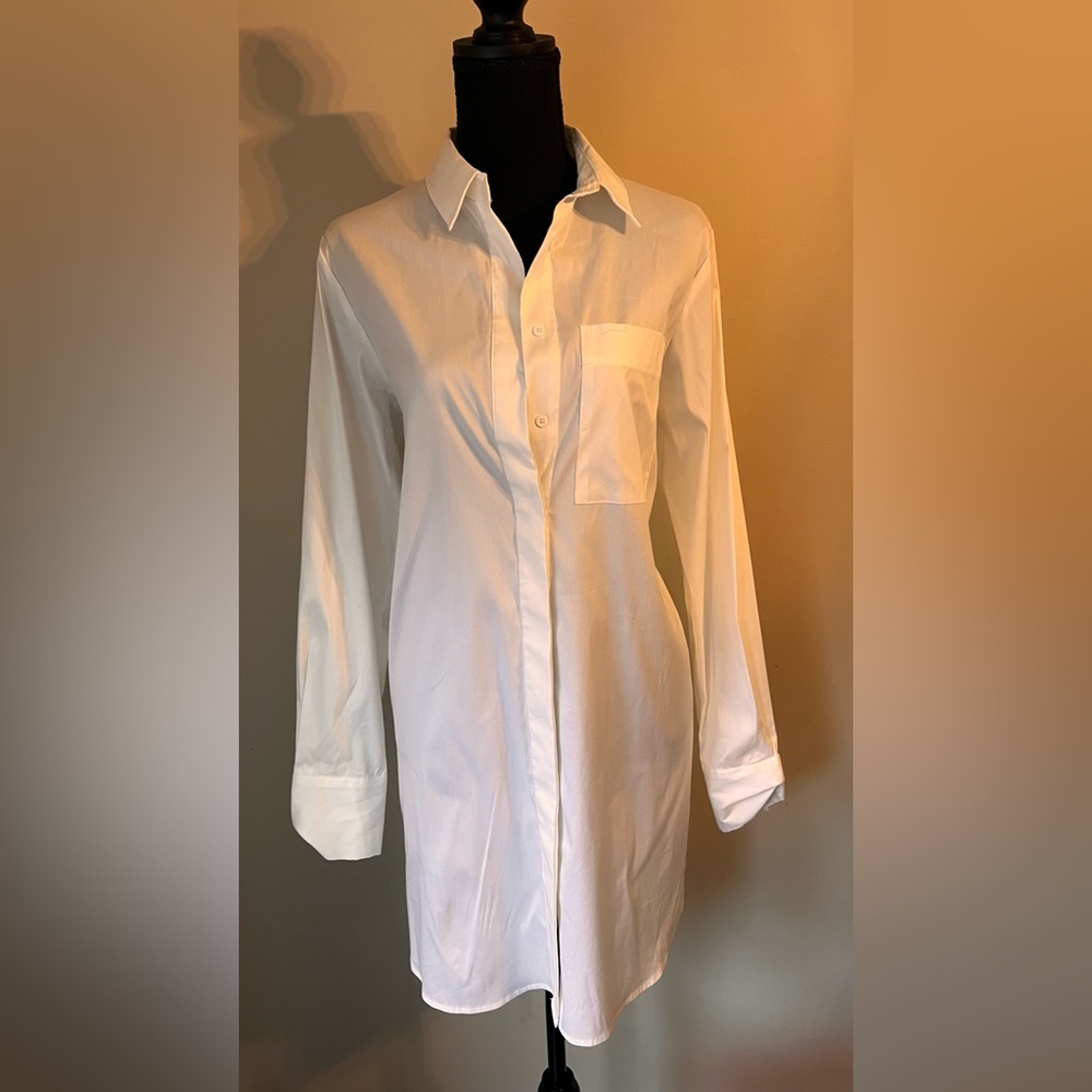 Kendall & Kylie White Long Sleeve Dress - Picture 3 of 7